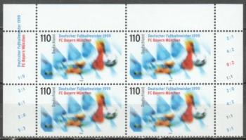 BRD 2074 Viererblock ** - 1999